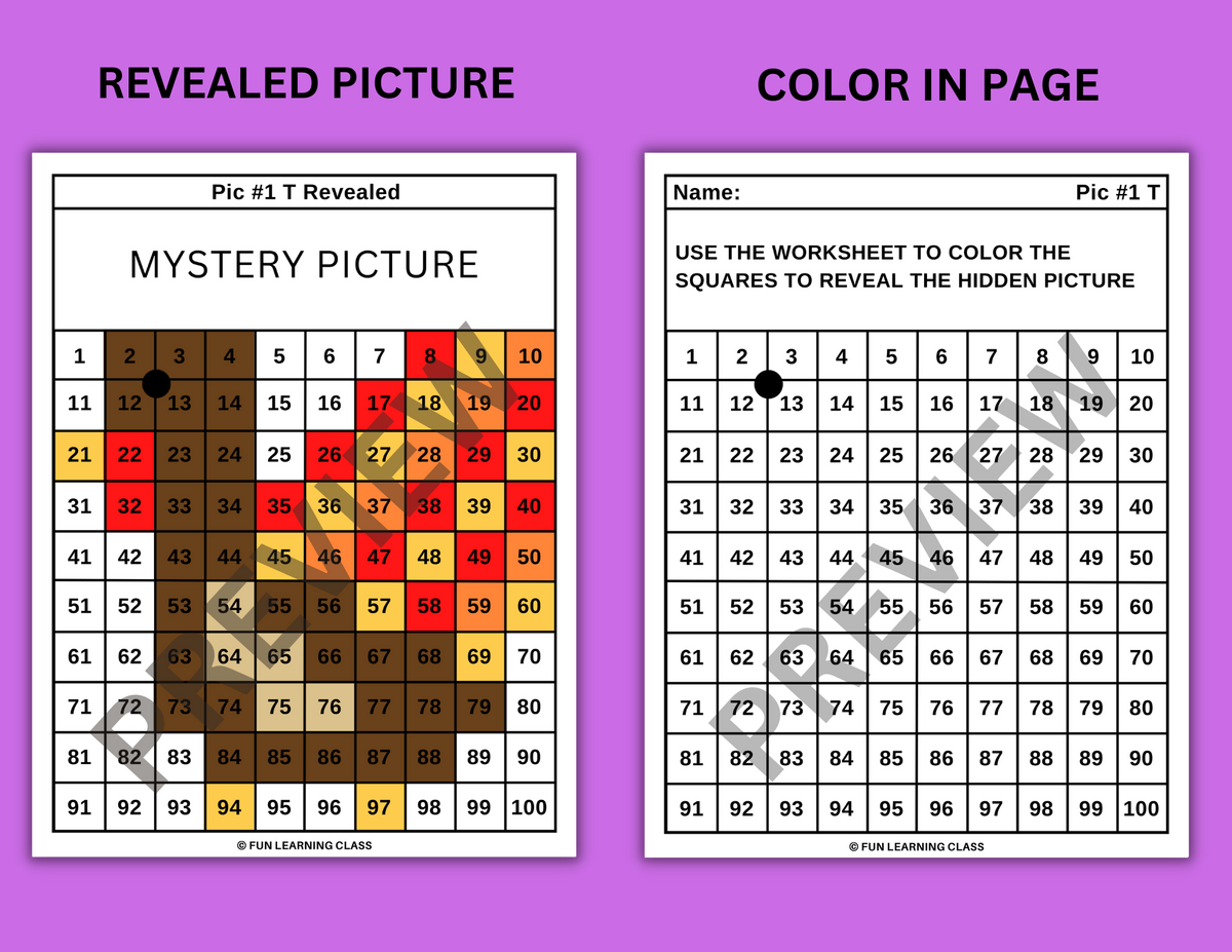 Thanksgiving Mystery Picture Math Craft Stop And Smell The Crayons