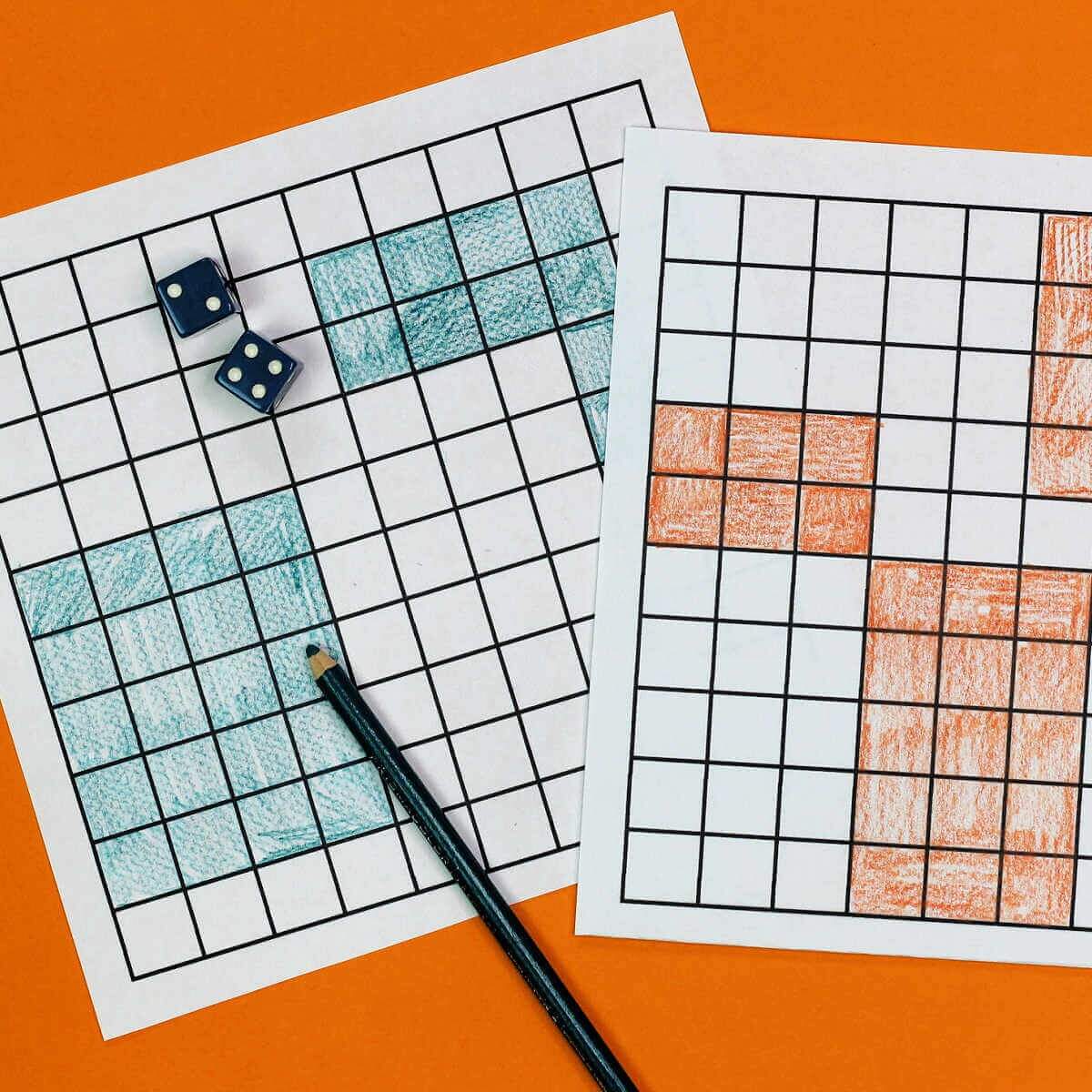 The Array Game Fun Dice Game To Teach Multiplication