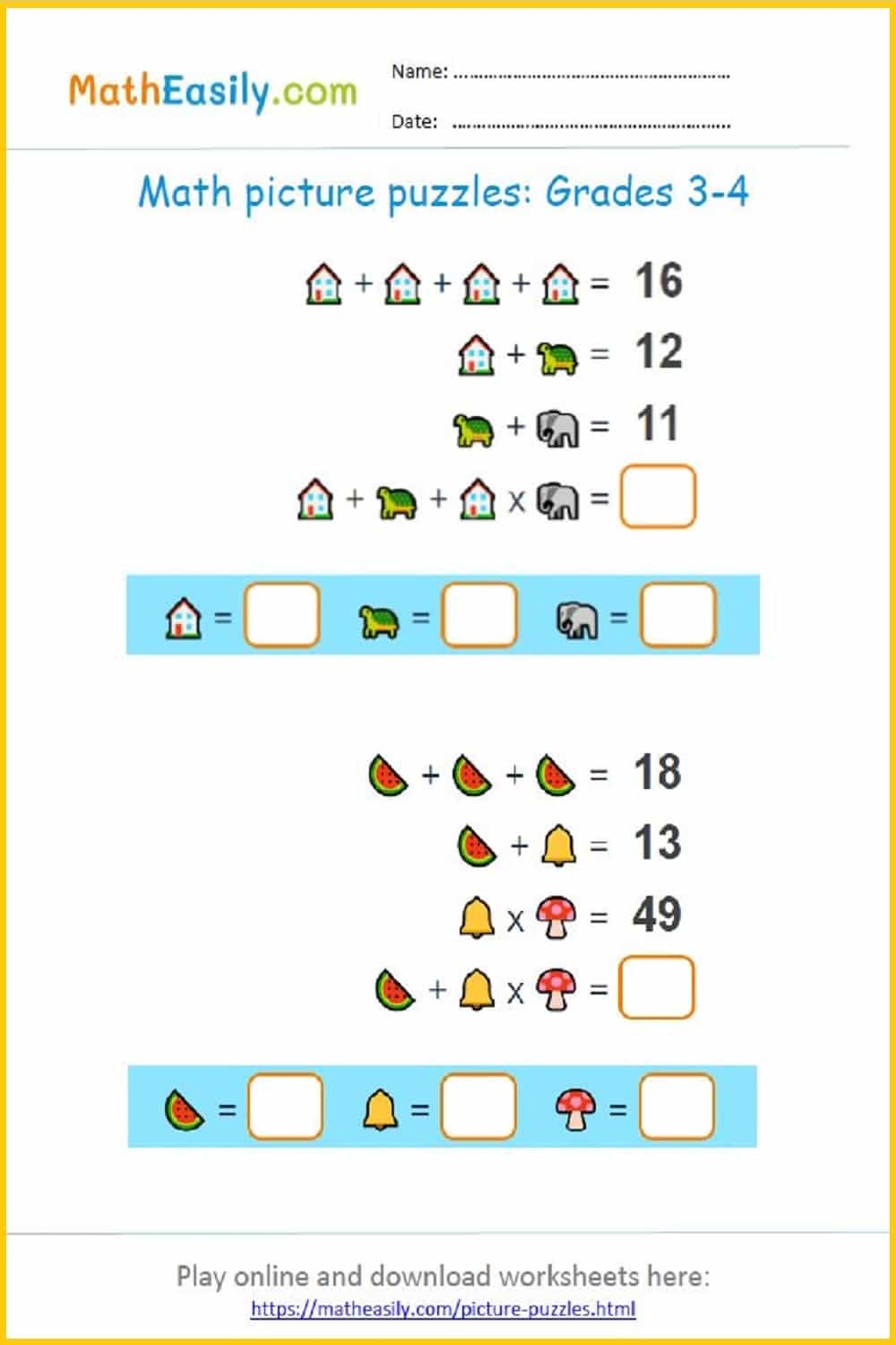 Third Grade Math Worksheets PDF Free Download Third Grade Math Worksheets PDF Free Download