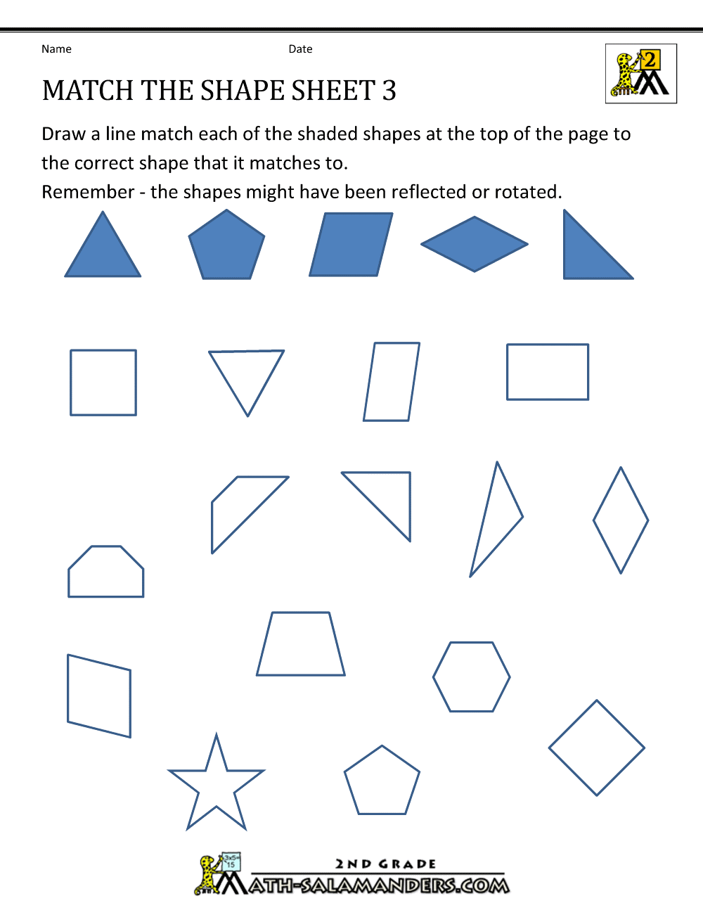Transformation Geometry Worksheets 2nd Grade Transformation Geometry Worksheets 2nd Grade