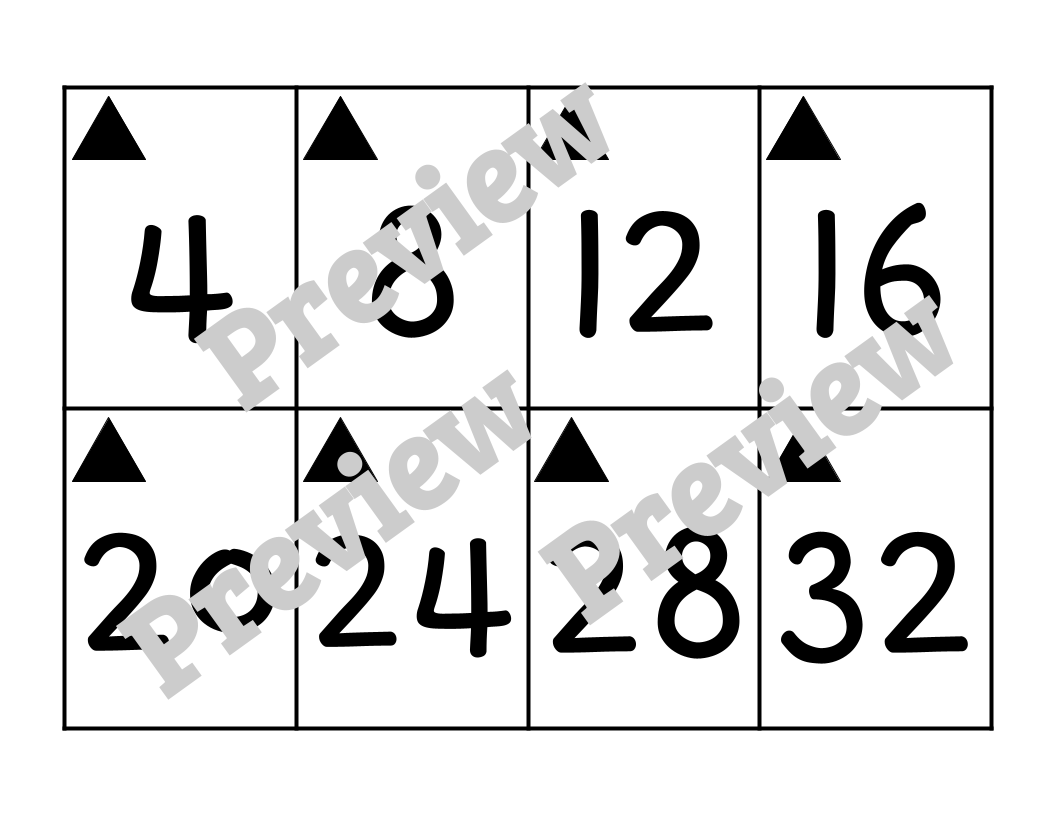 Treasure Hunt Game Multiples Of 4 Card Game Classful Treasure Hunt Game Multiples Of 4 Card Game Classful