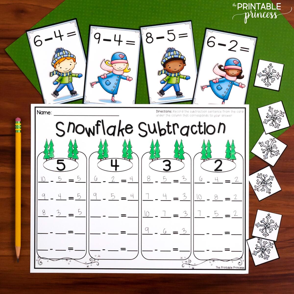 Mitten Match Teen Numbers Freebie