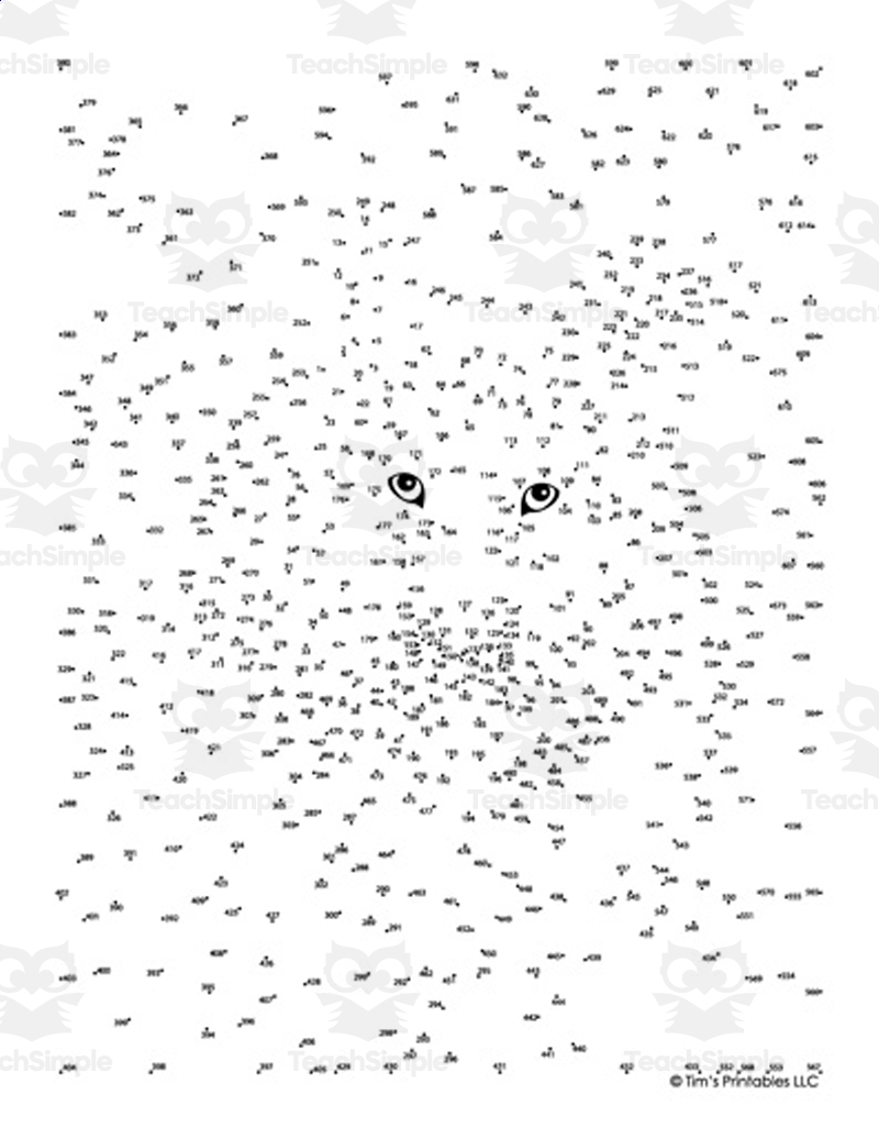 Wolf Extreme Difficulty Dot To Dot Connect The Dots PDF By Teach Simple Wolf Extreme Difficulty Dot To Dot Connect The Dots PDF By Teach Simple