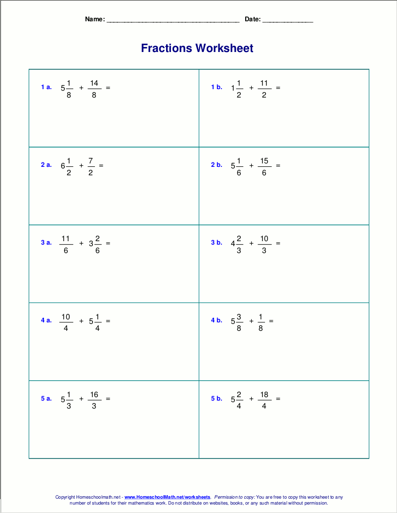 Multiplying Mixed Fractions